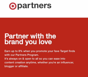 target partner affiliate program